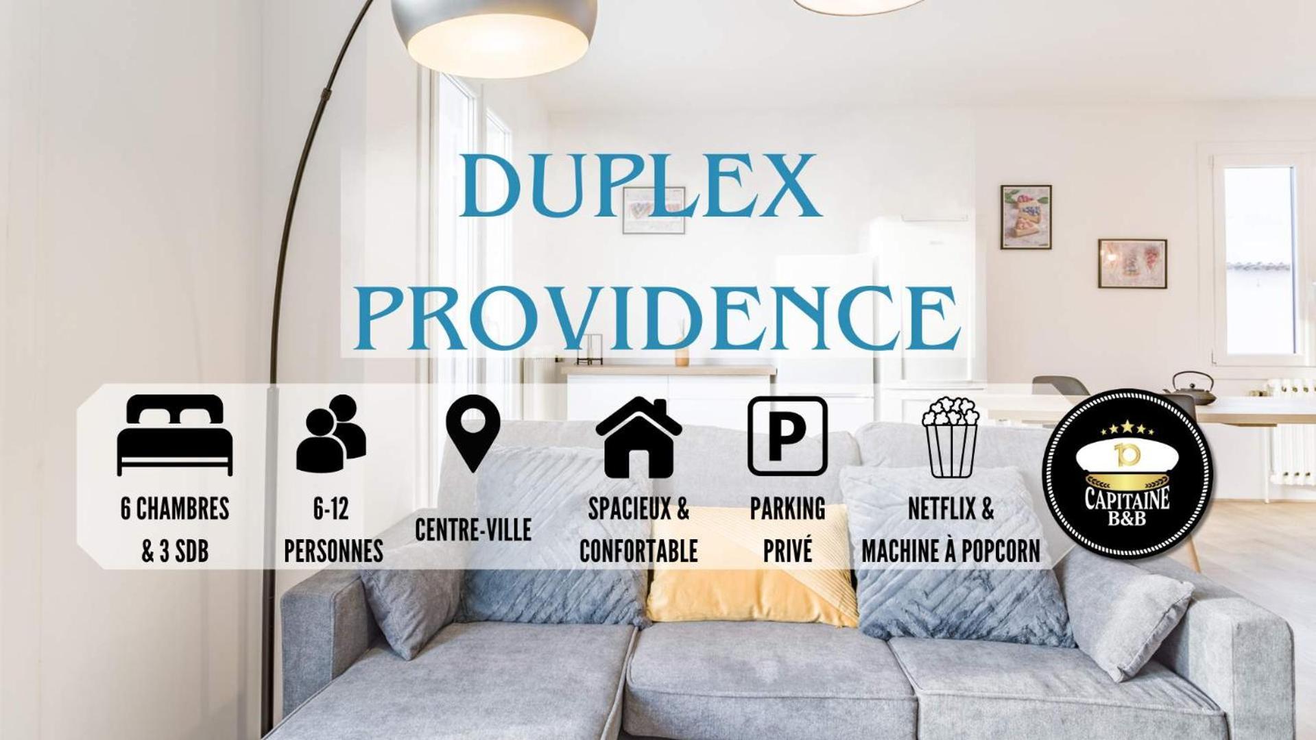Duplex Providence - Ideal Groupe - Confort - Parking Prive Troyes Buitenkant foto